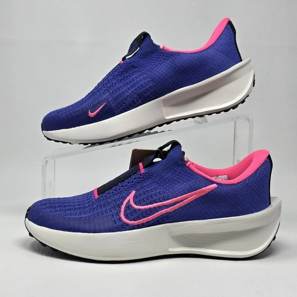 Nike Womens Interact Run EasyOn Purple/Pink Running Shoes FV5591-500 Size 5 New